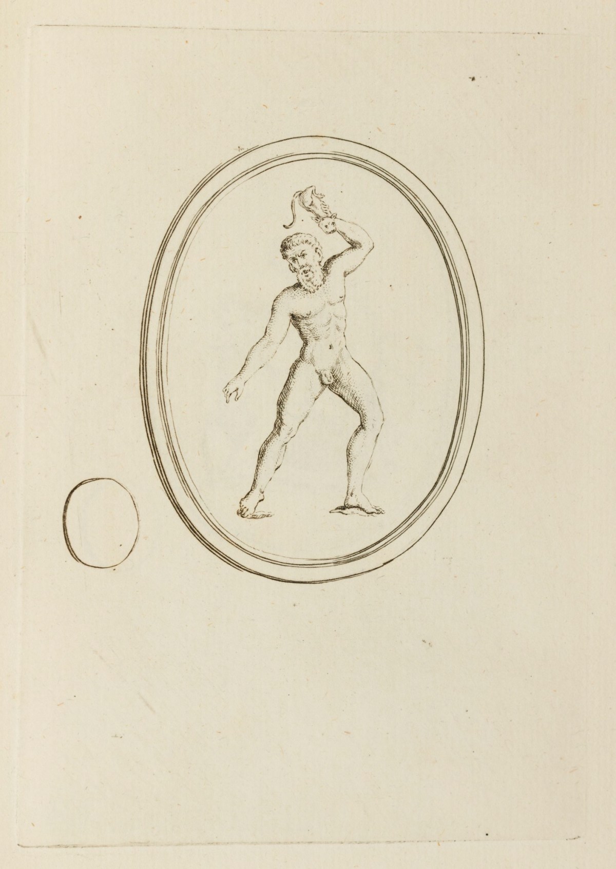 Claude Du Bosc, Man holding a dog over his head