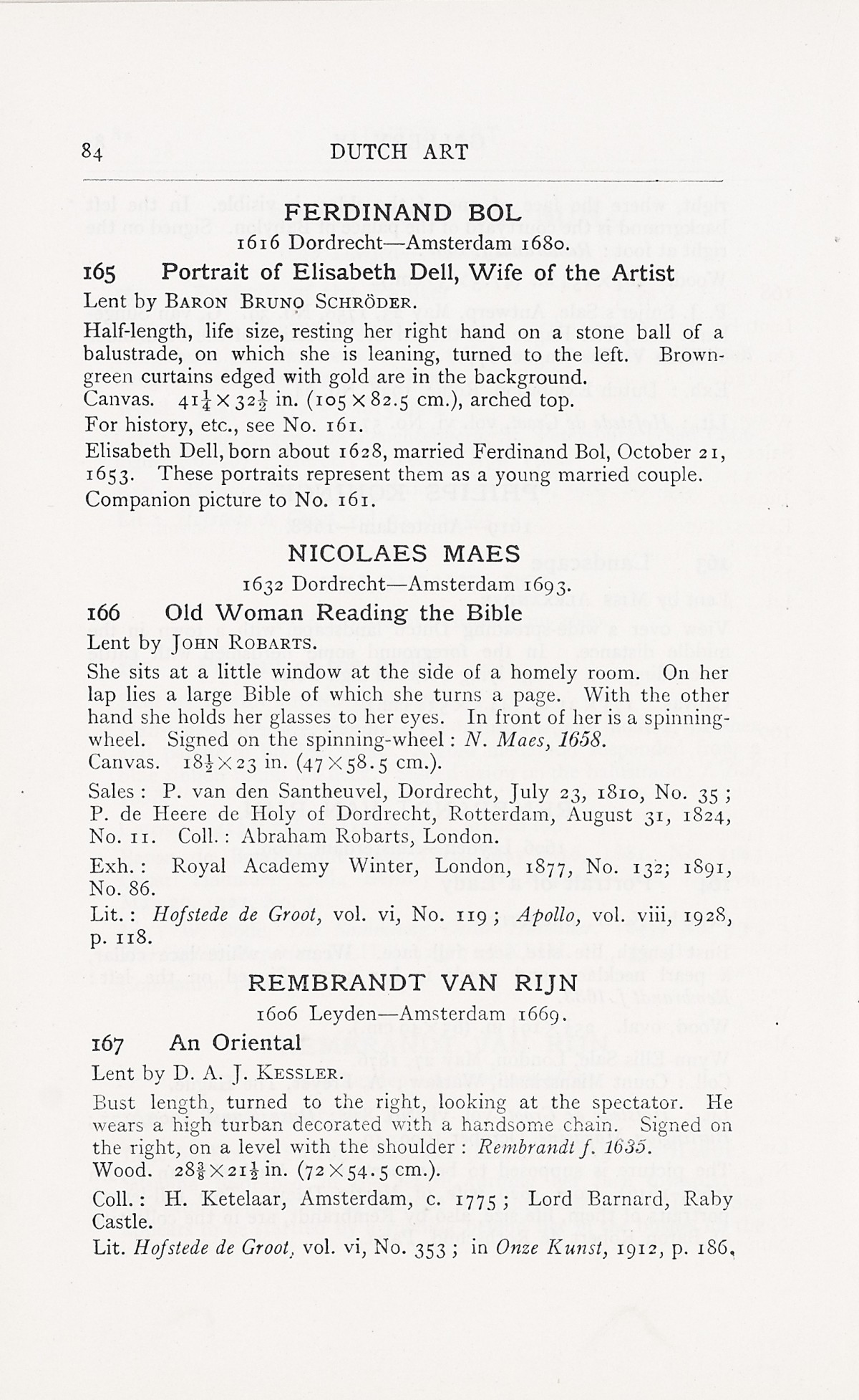 Page 88 of 1929 - Exhibition of Dutch Art 1450-1900