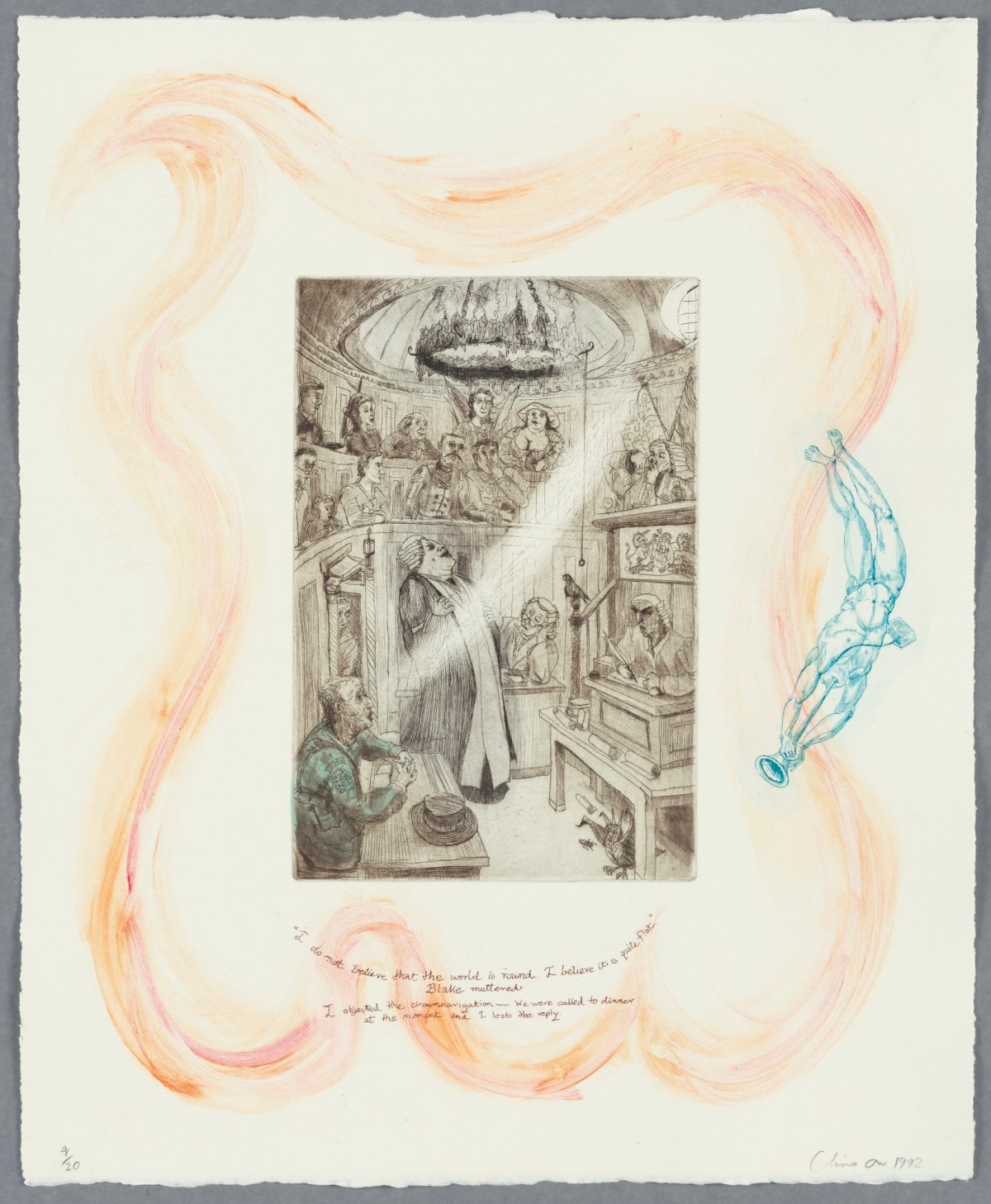 Chris Orr RA, The Life of W. Blake, 'Sedition'
