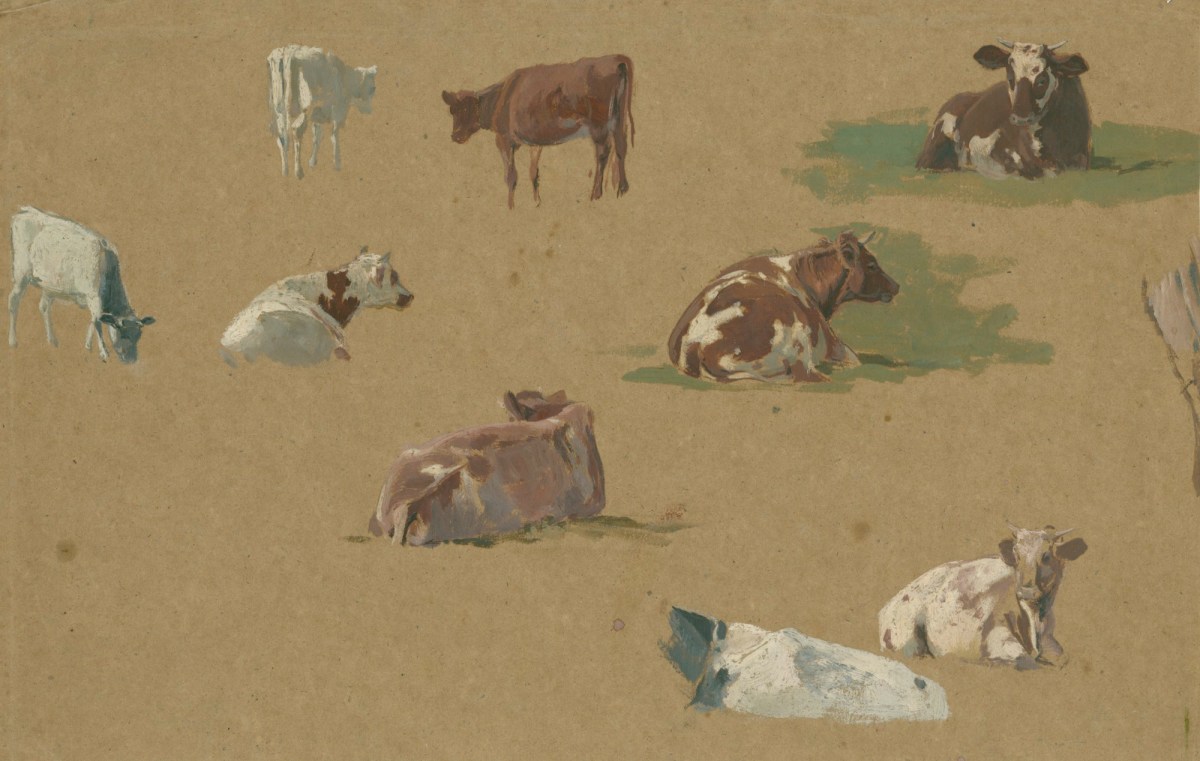 Alfred Parsons RA, Sketches of cattle