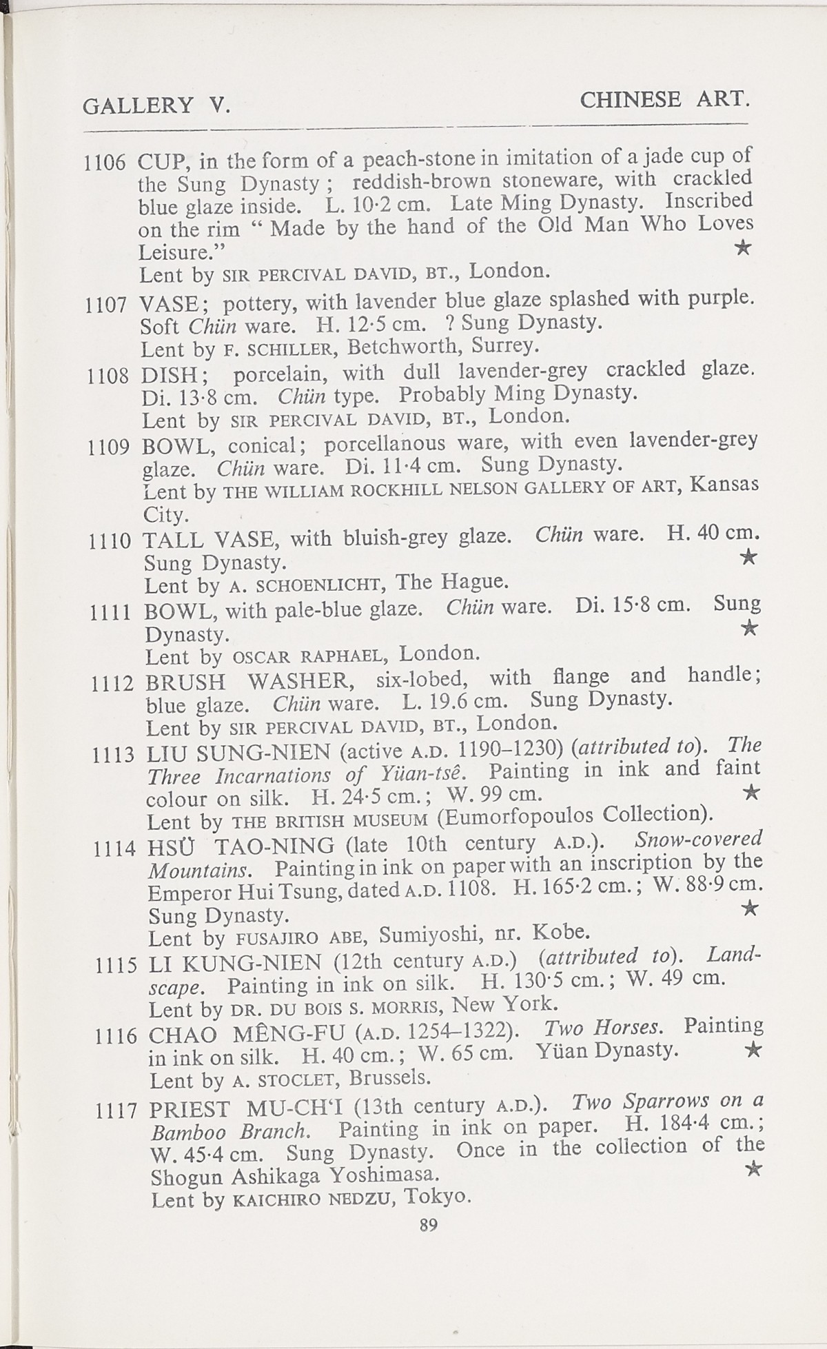 Page 117 of 1935-36 - International Exhibition of Chinese Art