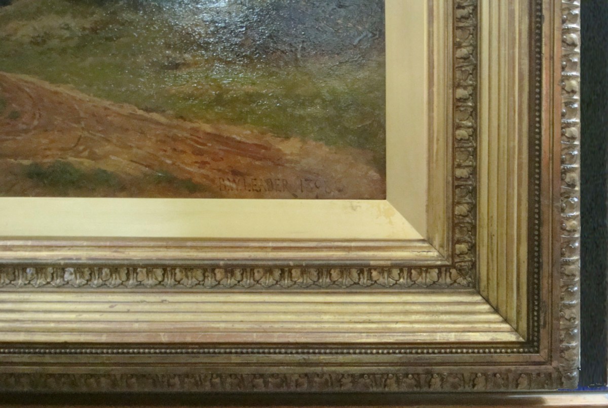 Unknown, Frame for Benjamin Williams Leader RA 'The Sandpit, Burrow's Cross'