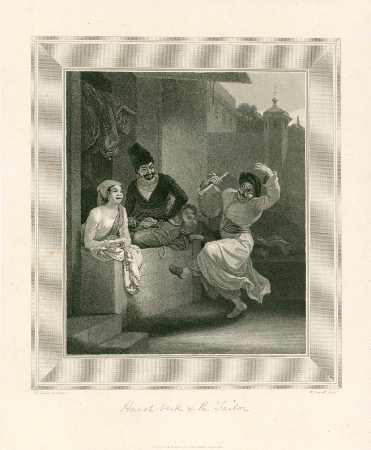 William Daniell RA, The Adventure Of Hunch-Back, And The Stories Connected With It, (From The Arabian Nights Entertainments.) with illustrative Prints, Engraved By William Daniell, From Pictures Painted By Robert Smirke, R.A.