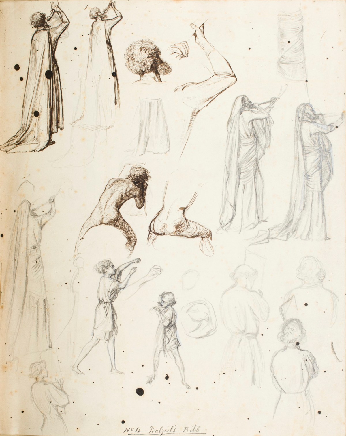 Henry Hugh Armstead RA, Studies for 'The Fall of the Walls of Jericho'