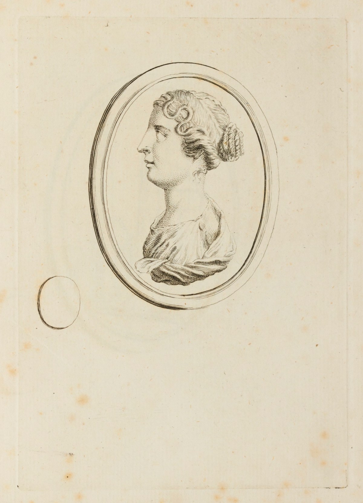 Claude Du Bosc, Female head in profile