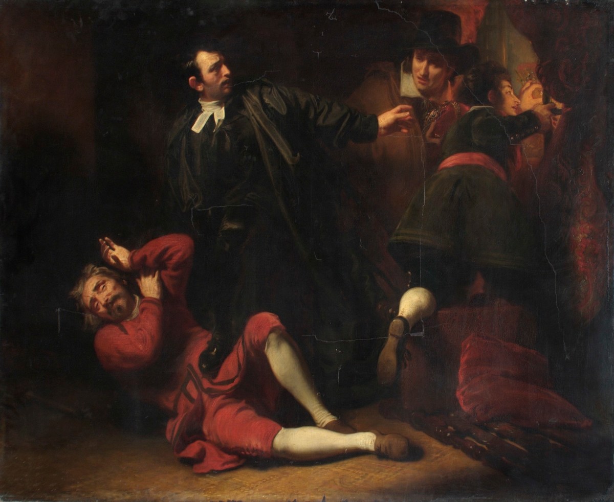 H.P. Briggs RA, Colonel Blood stealing the Crown Jewels