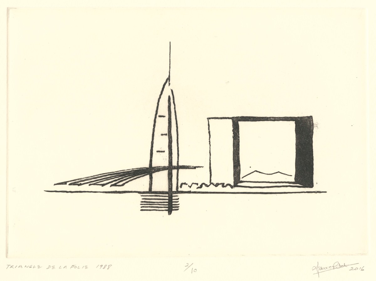 Ian Ritchie RA, Triangle de la Folie 1988