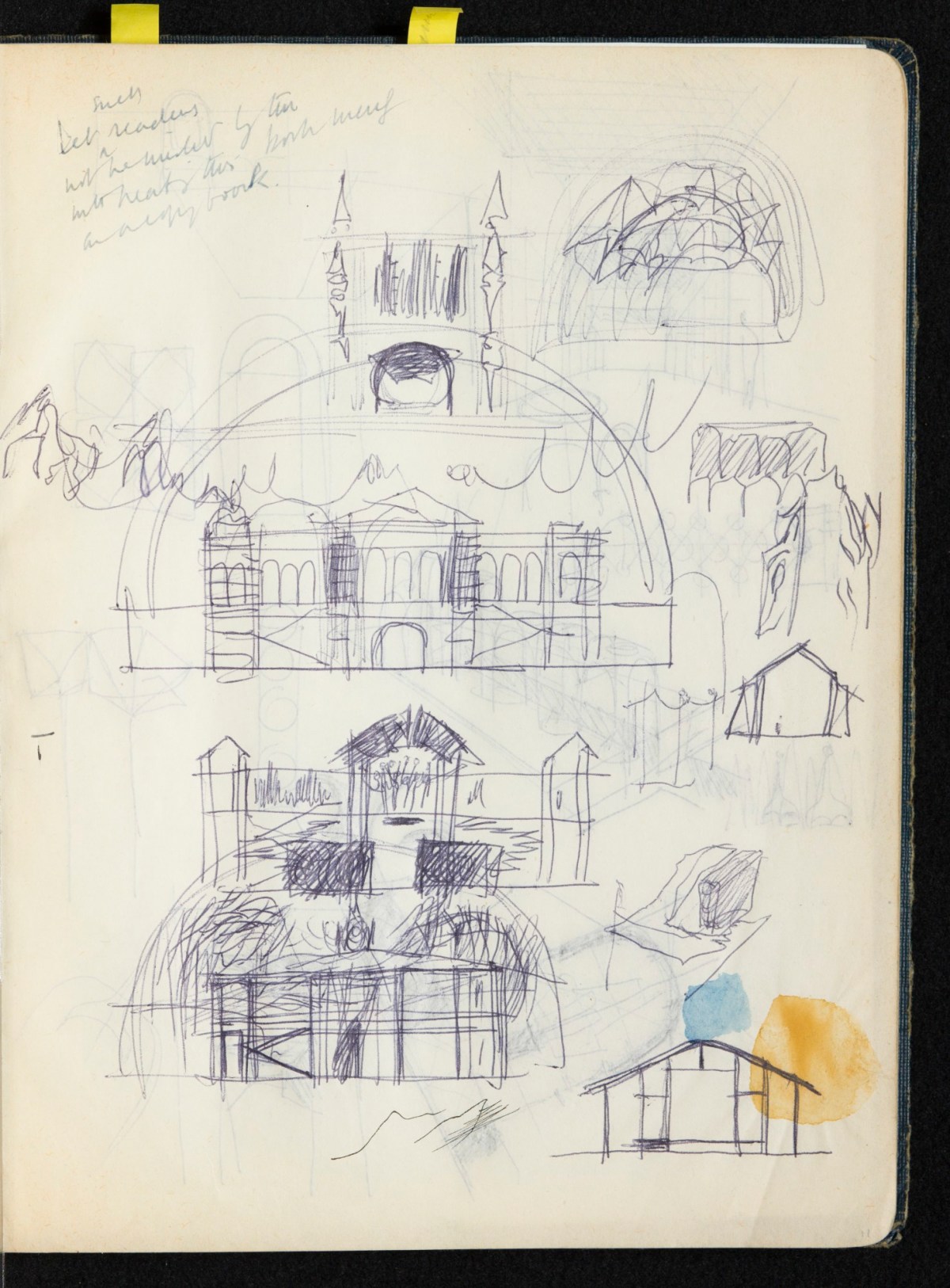 Sir Hugh Casson PRA, Britannia and Glyndebourne sketchbook