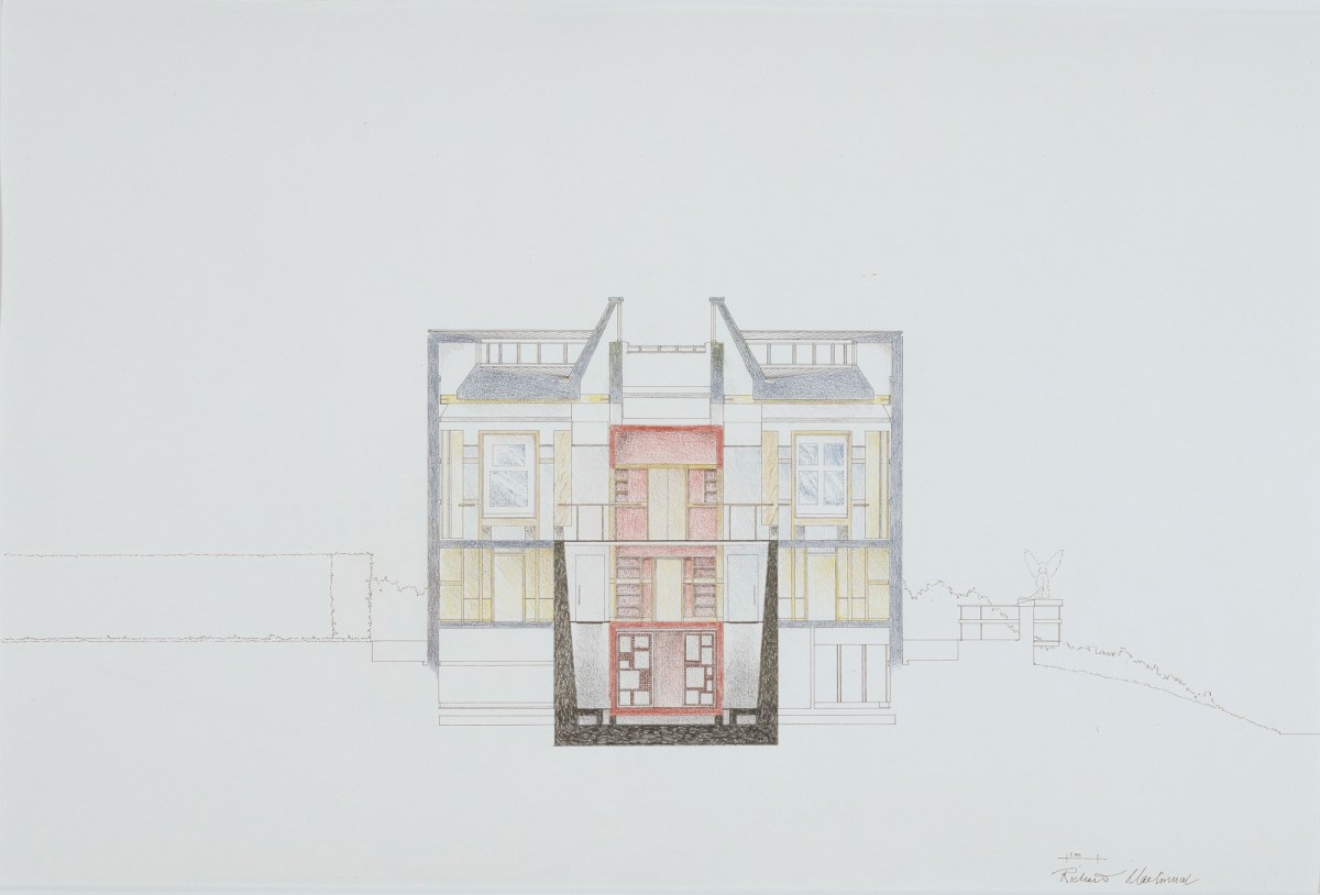 Sir Richard MacCormac RA, Ruskin Library, Lancaster University, Lancaster: Section