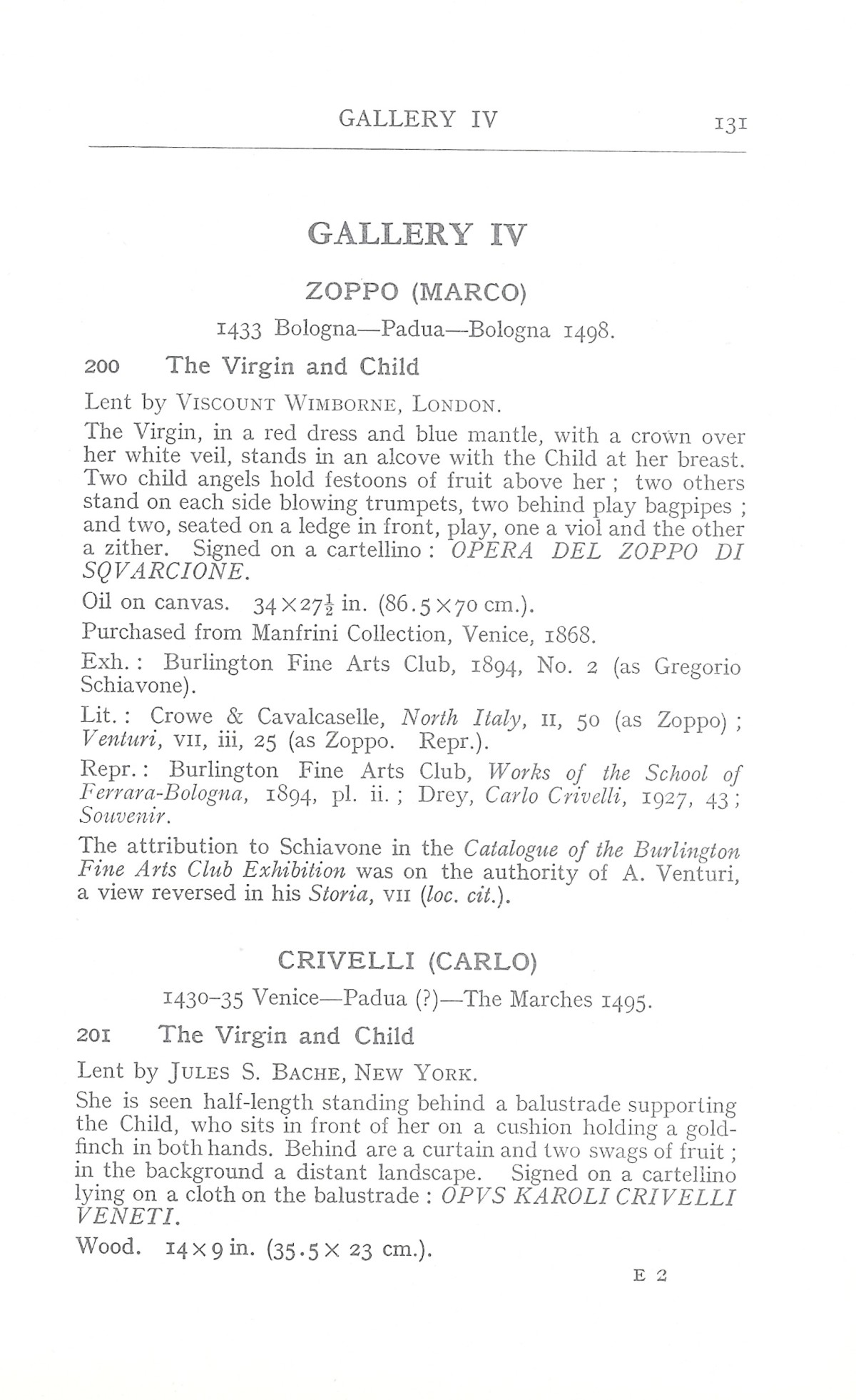 Page 135 of 1930 - Exhibition of Italian Art 1200-1900