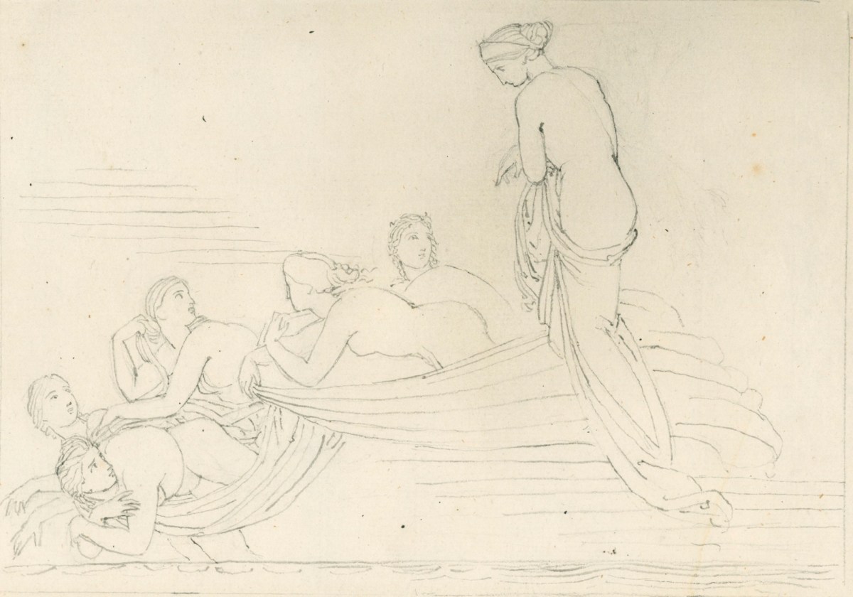 John Flaxman RA, Thetis Ordering the Nereids to Descend into the Sea