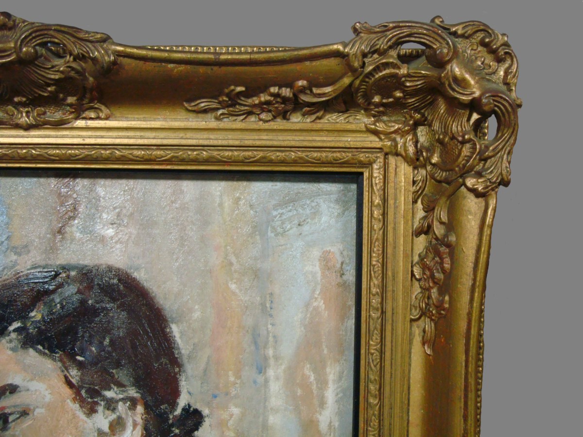 Unknown, Frame for Dame Ethel Walker ARA 'Portrait of a Woman with a Yellow Scarf'