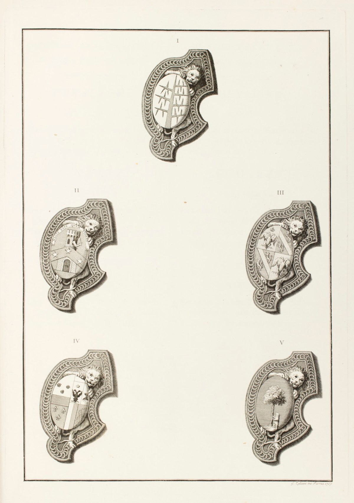 Unsigned, Armorial Devices