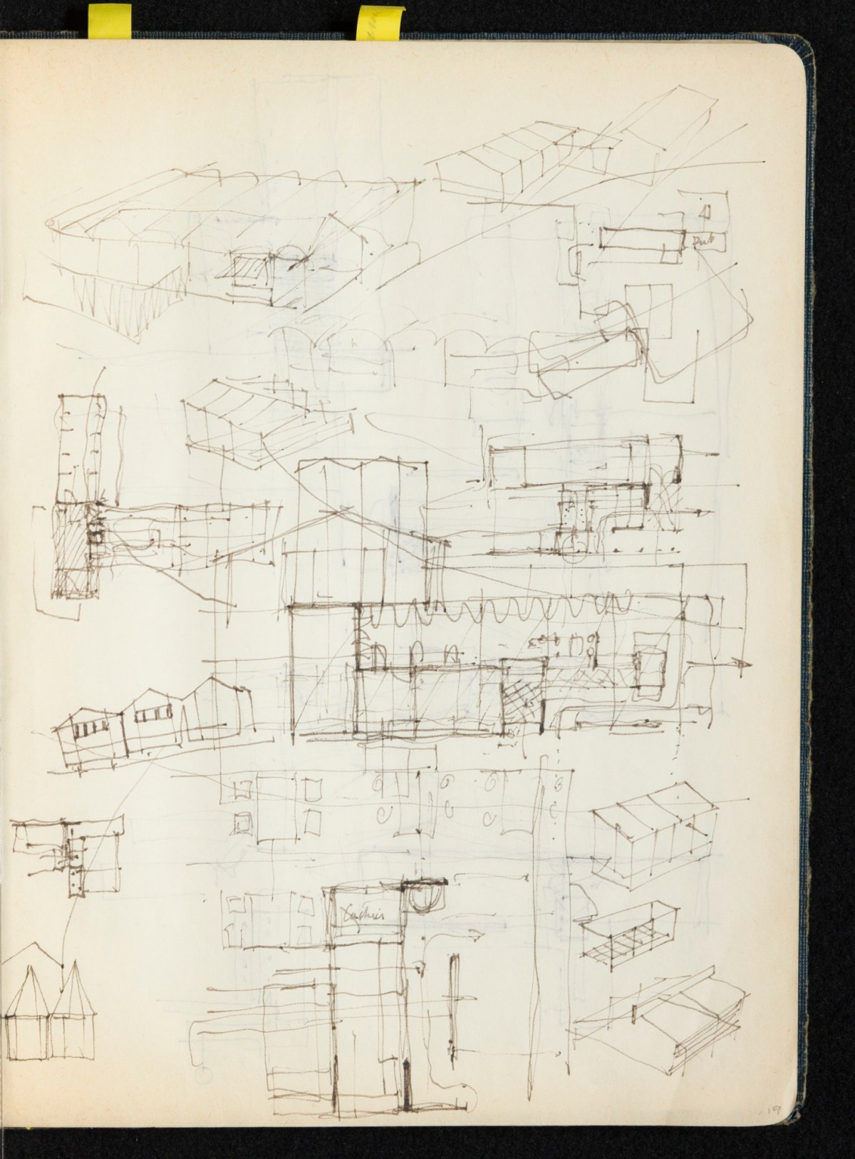 Sir Hugh Casson PRA, Britannia and Glyndebourne sketchbook