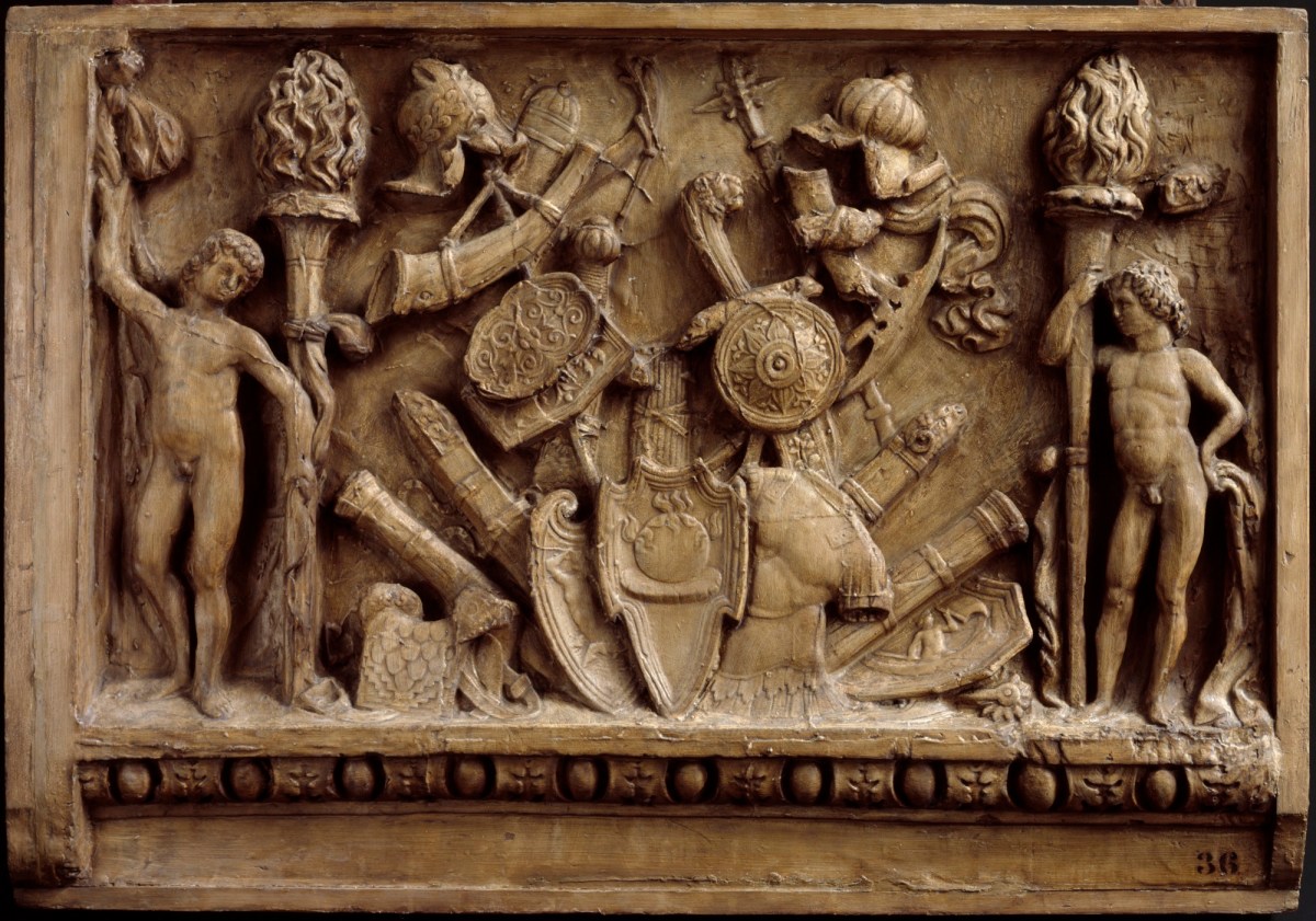Vatican Museums (Vatican City), Relief depicting panoply of trophies