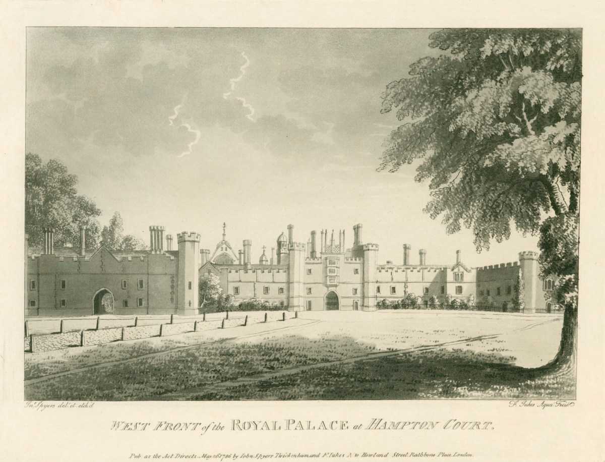 John Spyers, West Front of the Royal Palace at Hampton Court