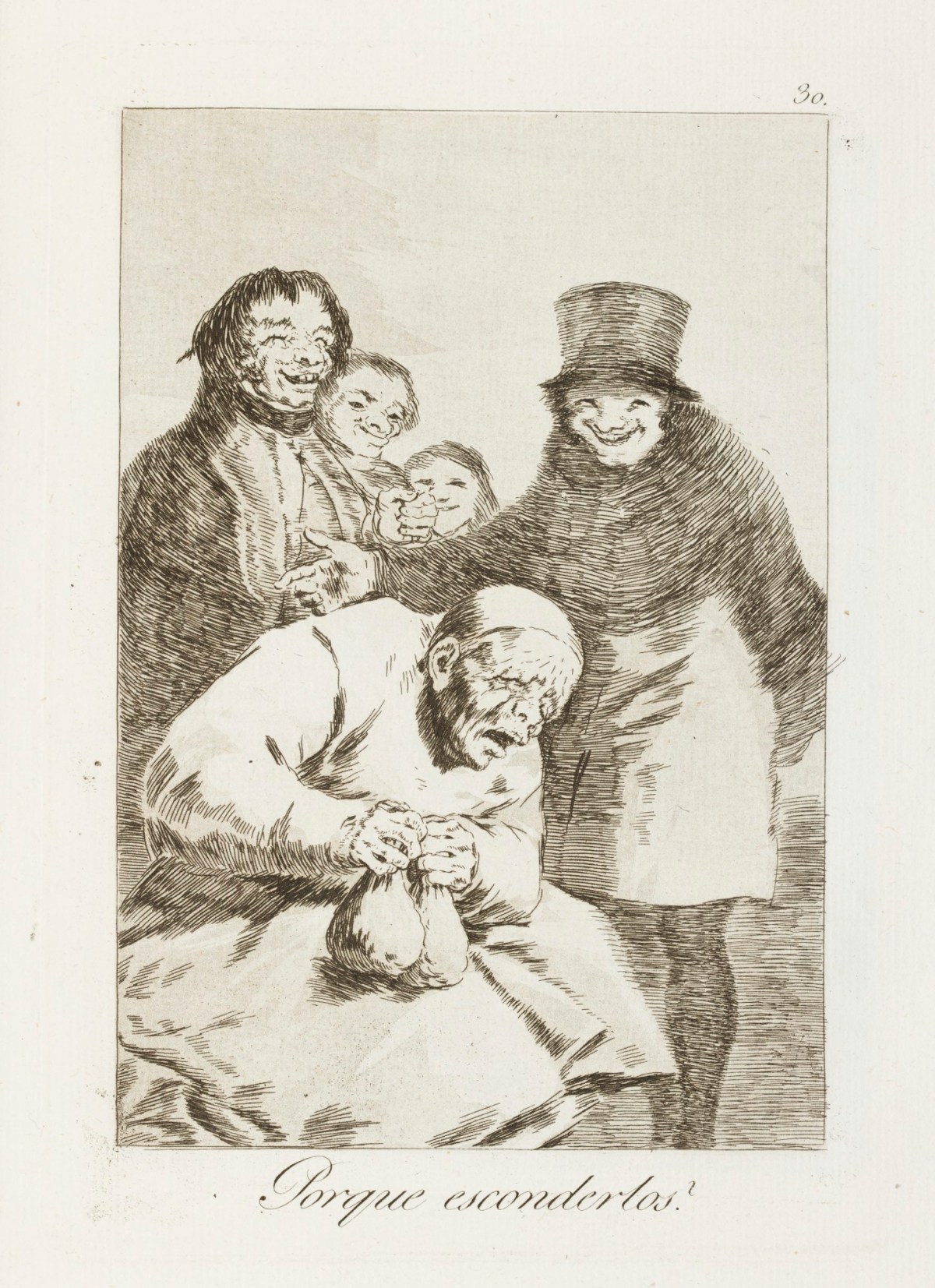 Francisco Goya, 'Porque esconderlos?'