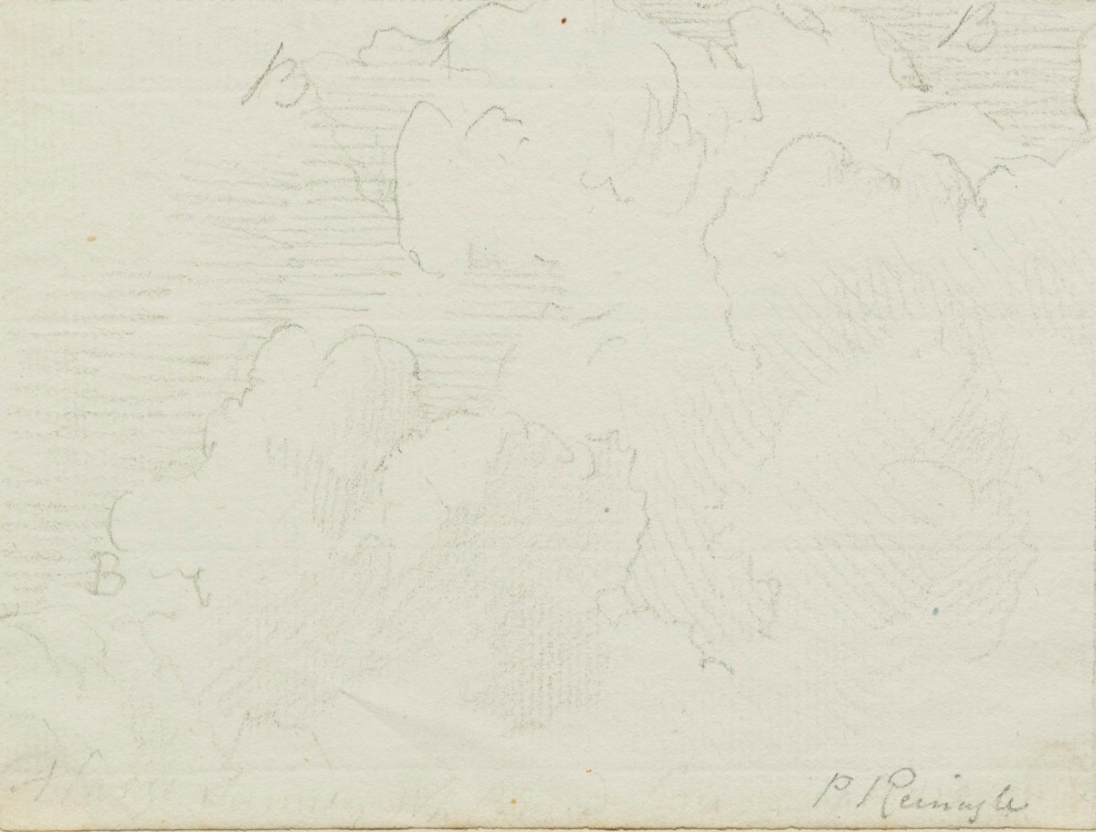Philip Reinagle RA, Sketch of clouds