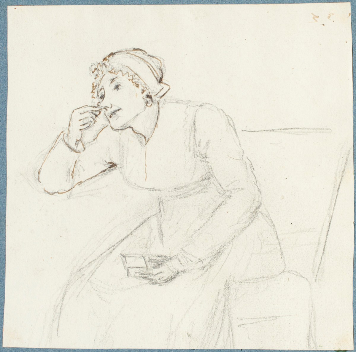 George Dance RA, A woman taking snuff