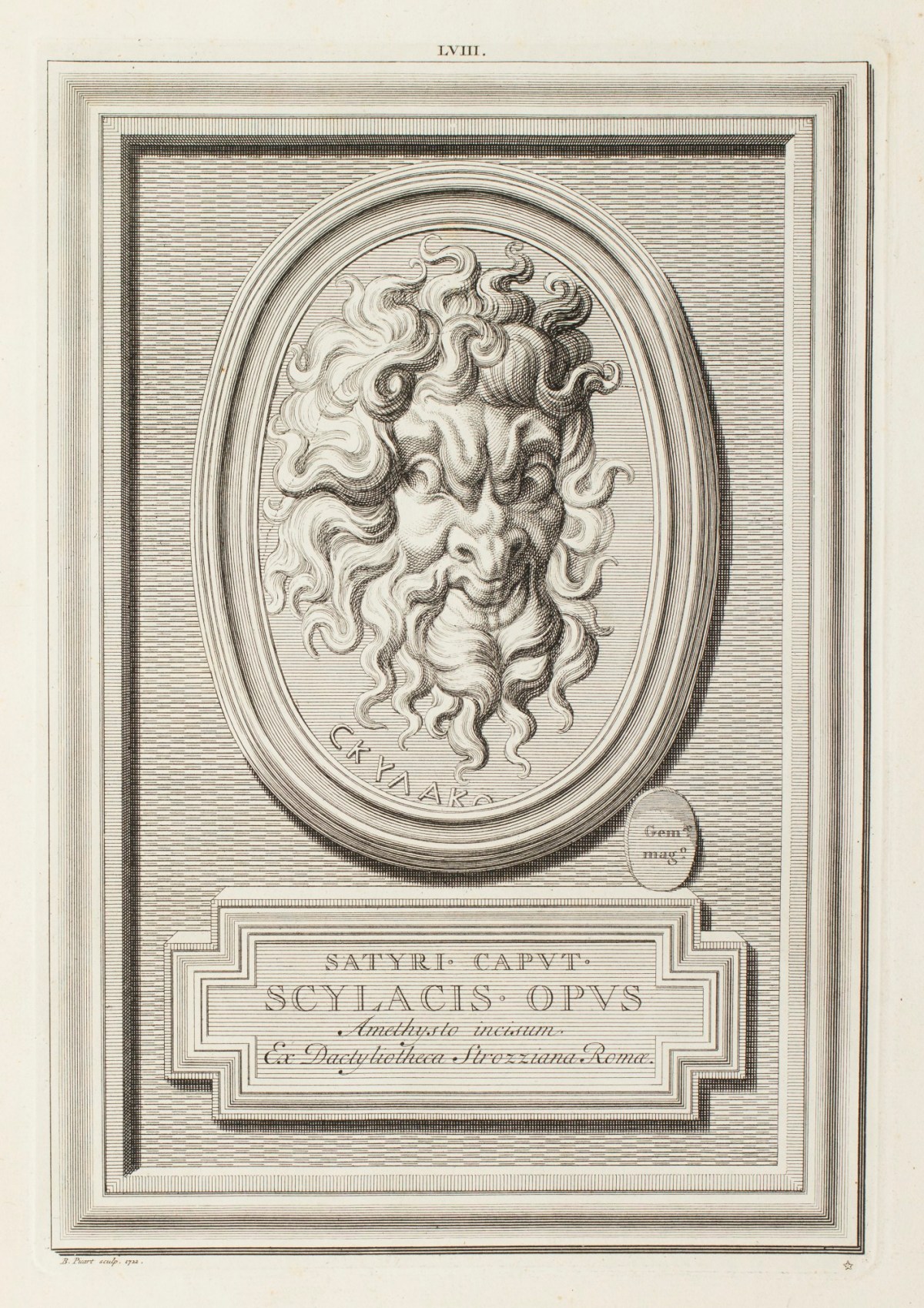 Bernard Picart, Head of Satyr