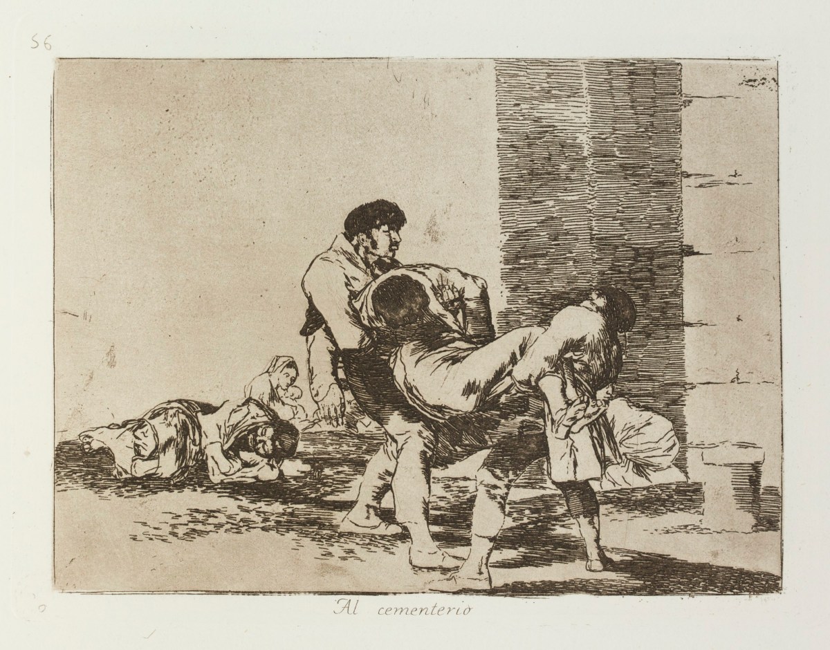 Francisco Goya, 'Al cementerio.'