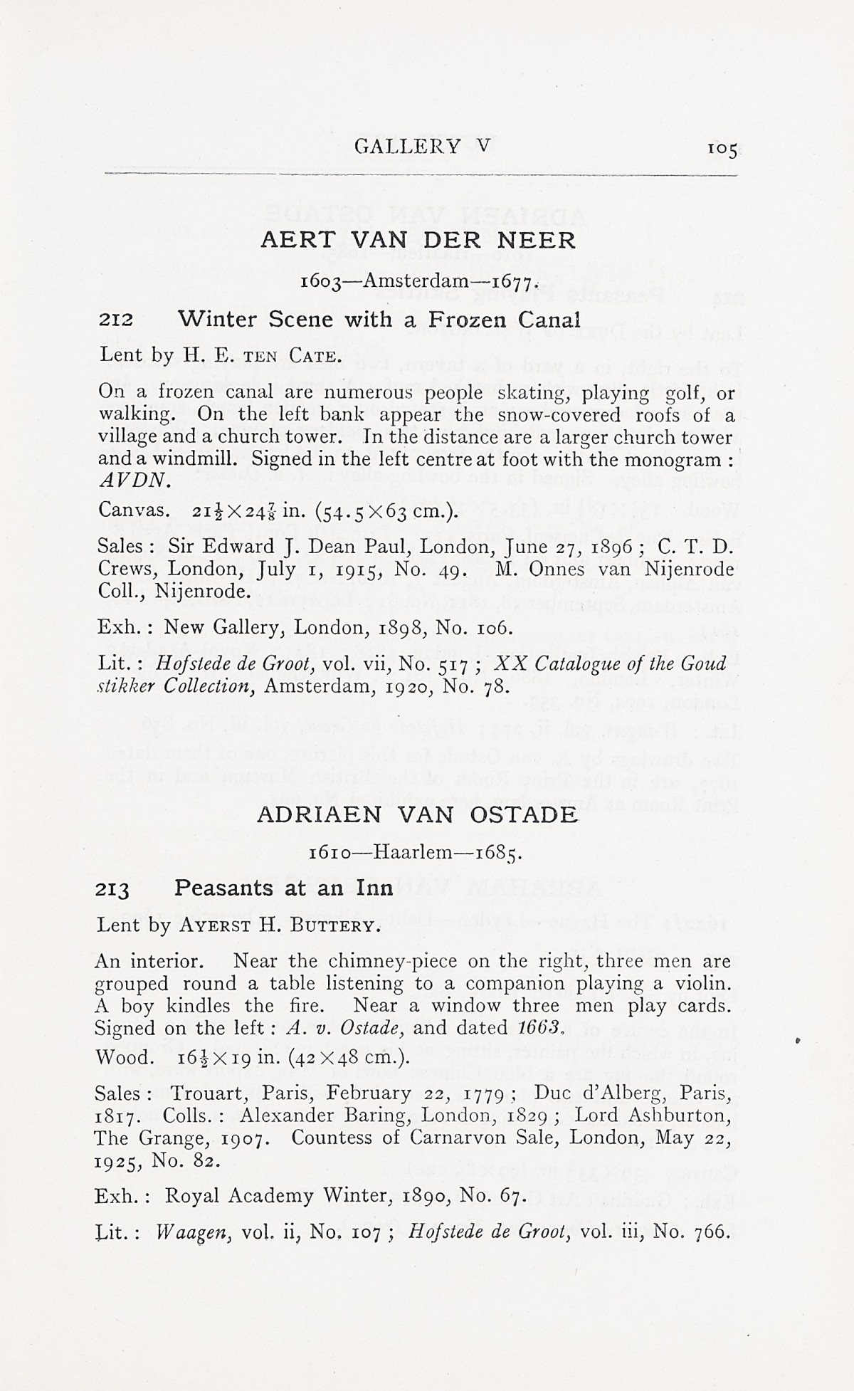 Page 109 of 1929 - Exhibition of Dutch Art 1450-1900