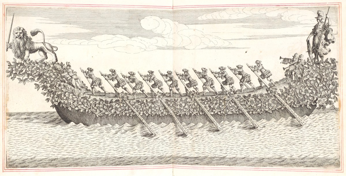 Aniello Portio, Peota boat representing Pallas