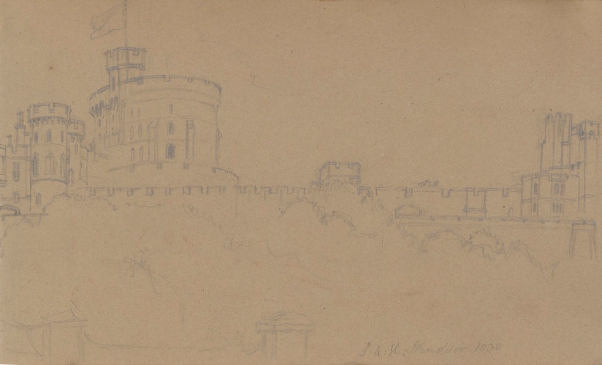 Solomon Alexander Hart RA, A view of Windsor Castle