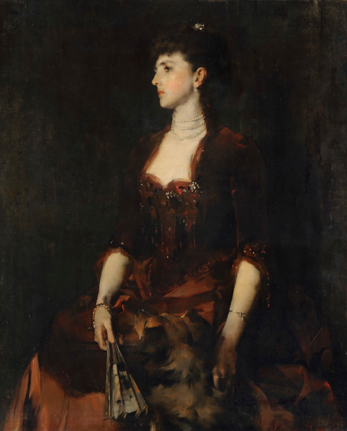 Sir James Jebusa Shannon RA, Isabella Milbanke, Lady Lambourne