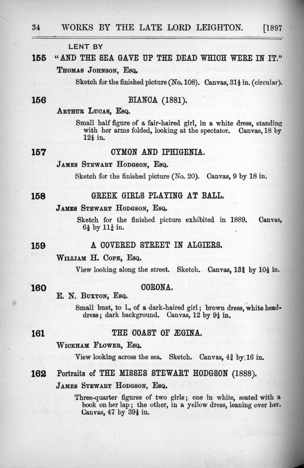 Page 34 of 1897 - Lord Leighton PRA