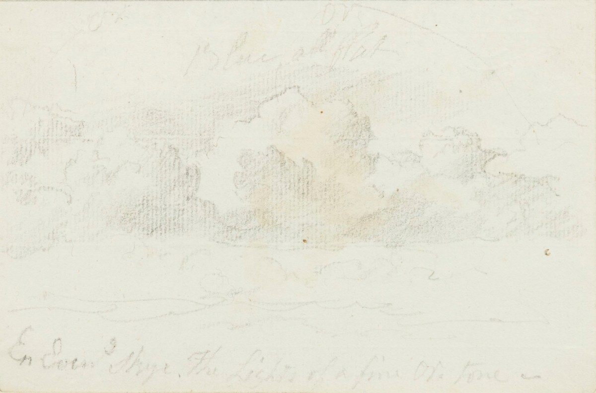 Philip Reinagle RA, Sketch of clouds