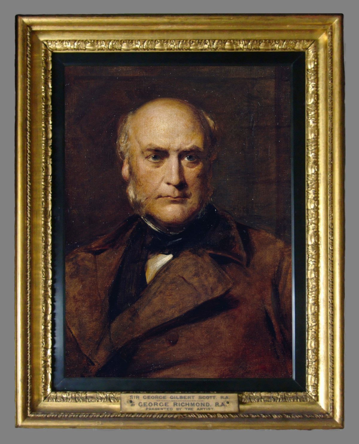 Unknown, Frame for George Richmond RA 'Portrait of Sir George Gilbert Scott, R.A.'