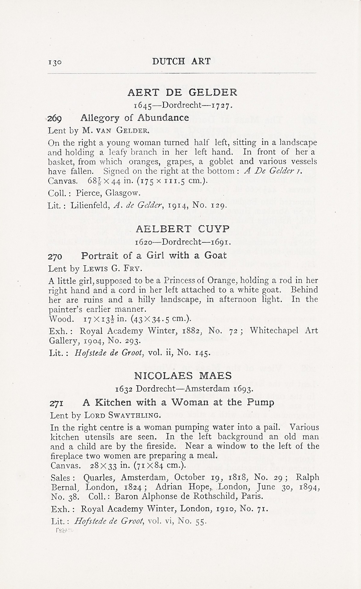 Page 134 of 1929 - Exhibition of Dutch Art 1450-1900
