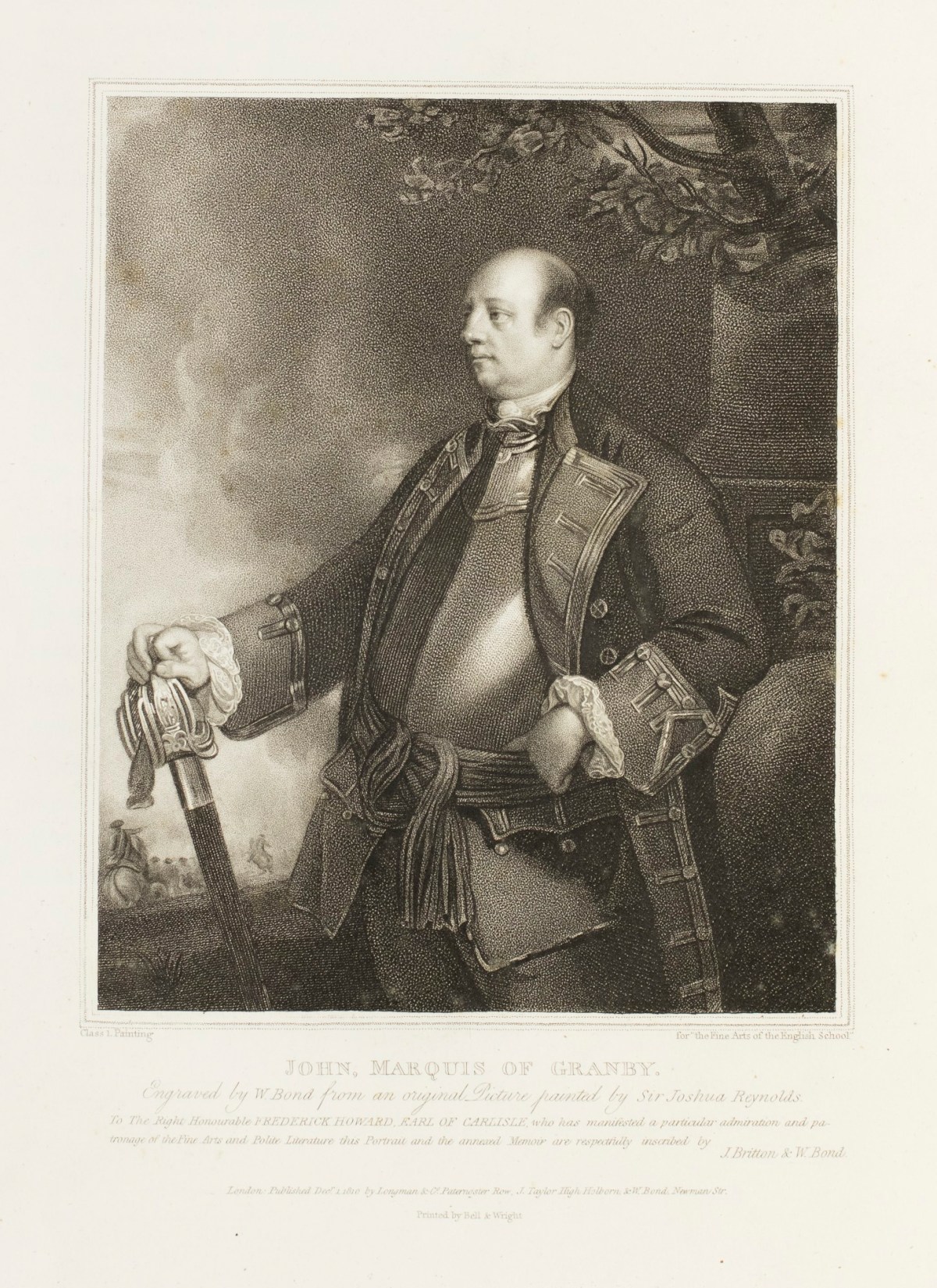 Sir Joshua Reynolds PRA, Portrait of John, Marquis of Granby