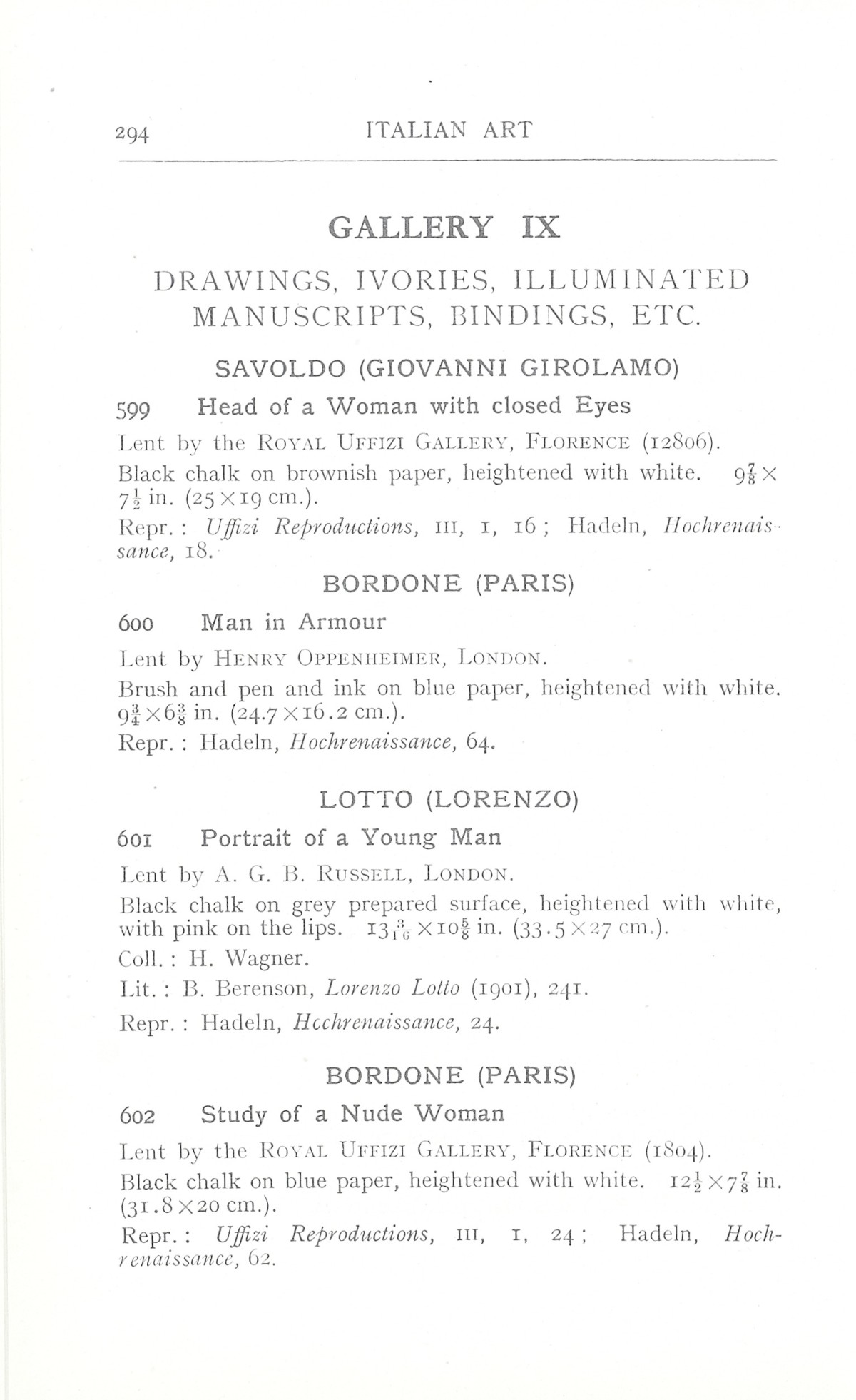 Page 298 of 1930 - Exhibition of Italian Art 1200-1900