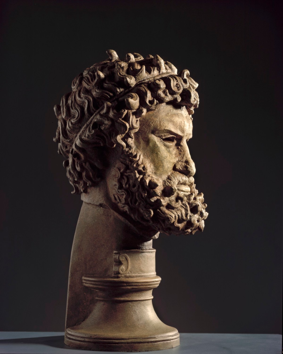 Unknown maker, Head of a Pugilist