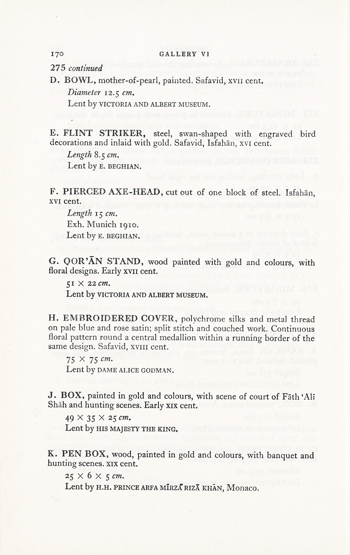 Page 198 of 1931 - International Exhibition of Persian Art