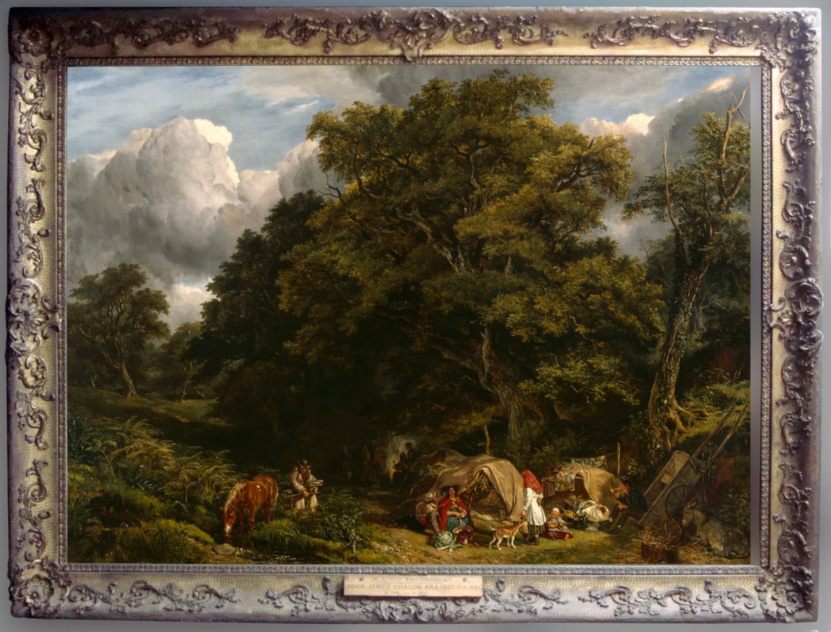 Unknown, Frame for J.J. Chalon RA 'Gipsy Encampment'