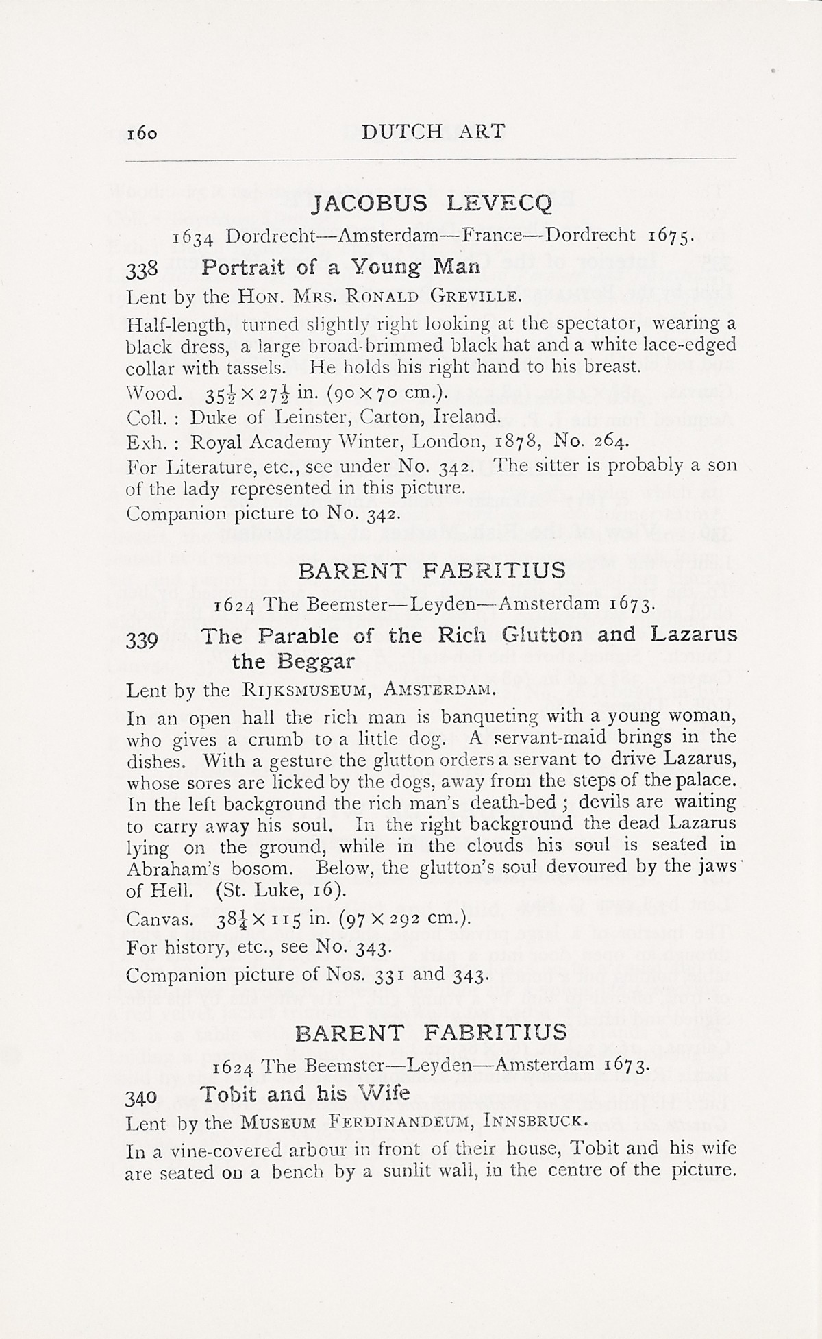Page 164 of 1929 - Exhibition of Dutch Art 1450-1900