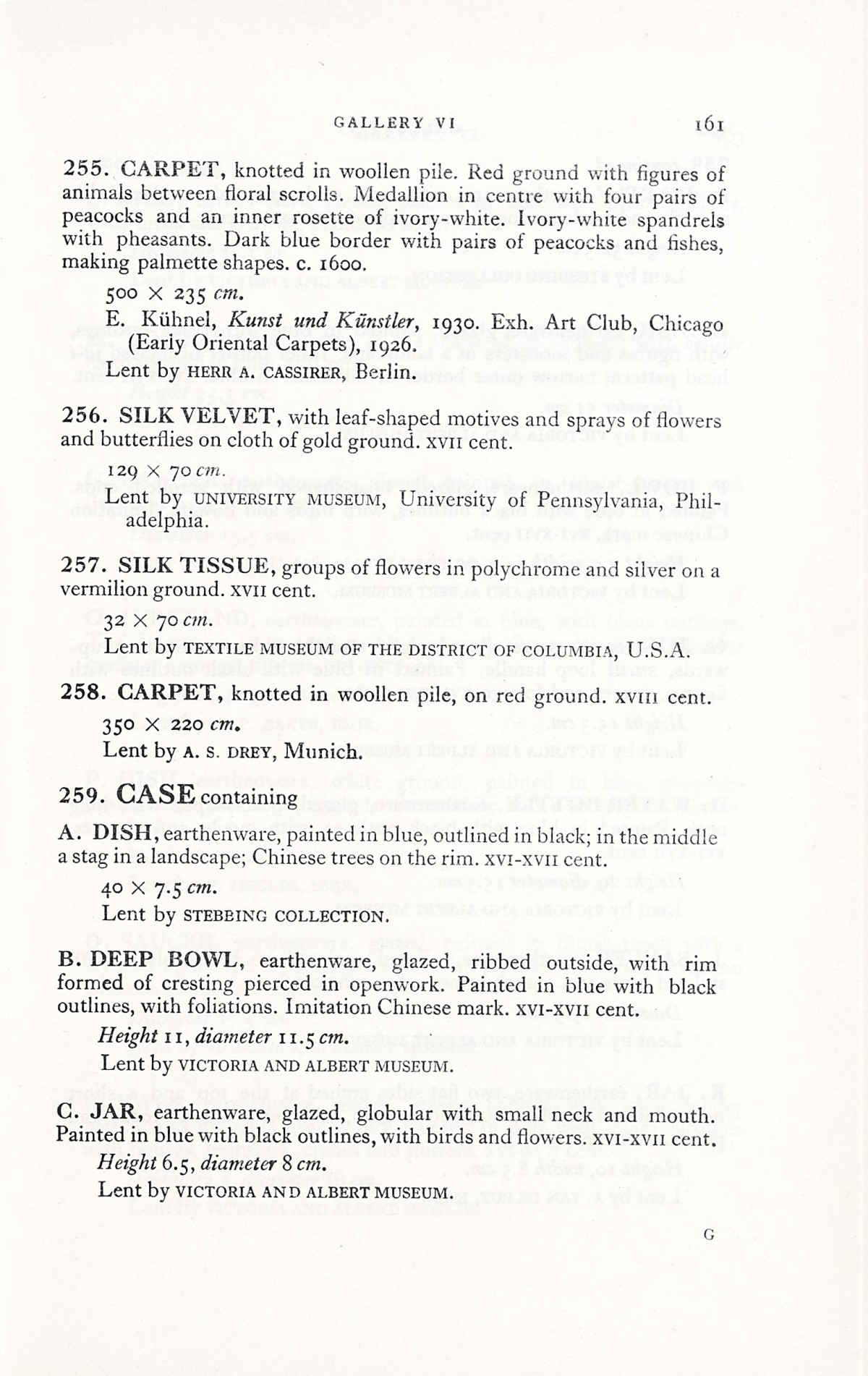 Page 189 of 1931 - International Exhibition of Persian Art