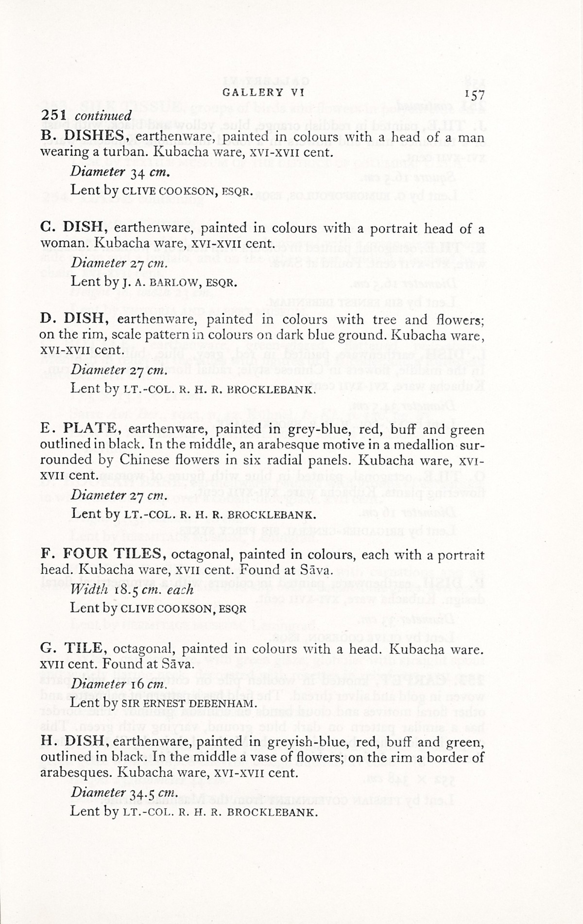 Page 185 of 1931 - International Exhibition of Persian Art