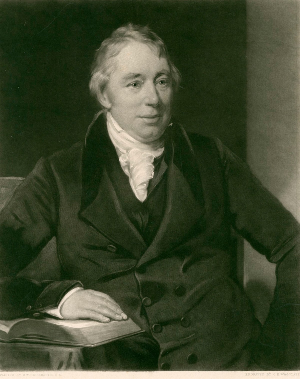 Henry William Pickersgill RA, Portrait of John Stock, J.P. (of Poplar)