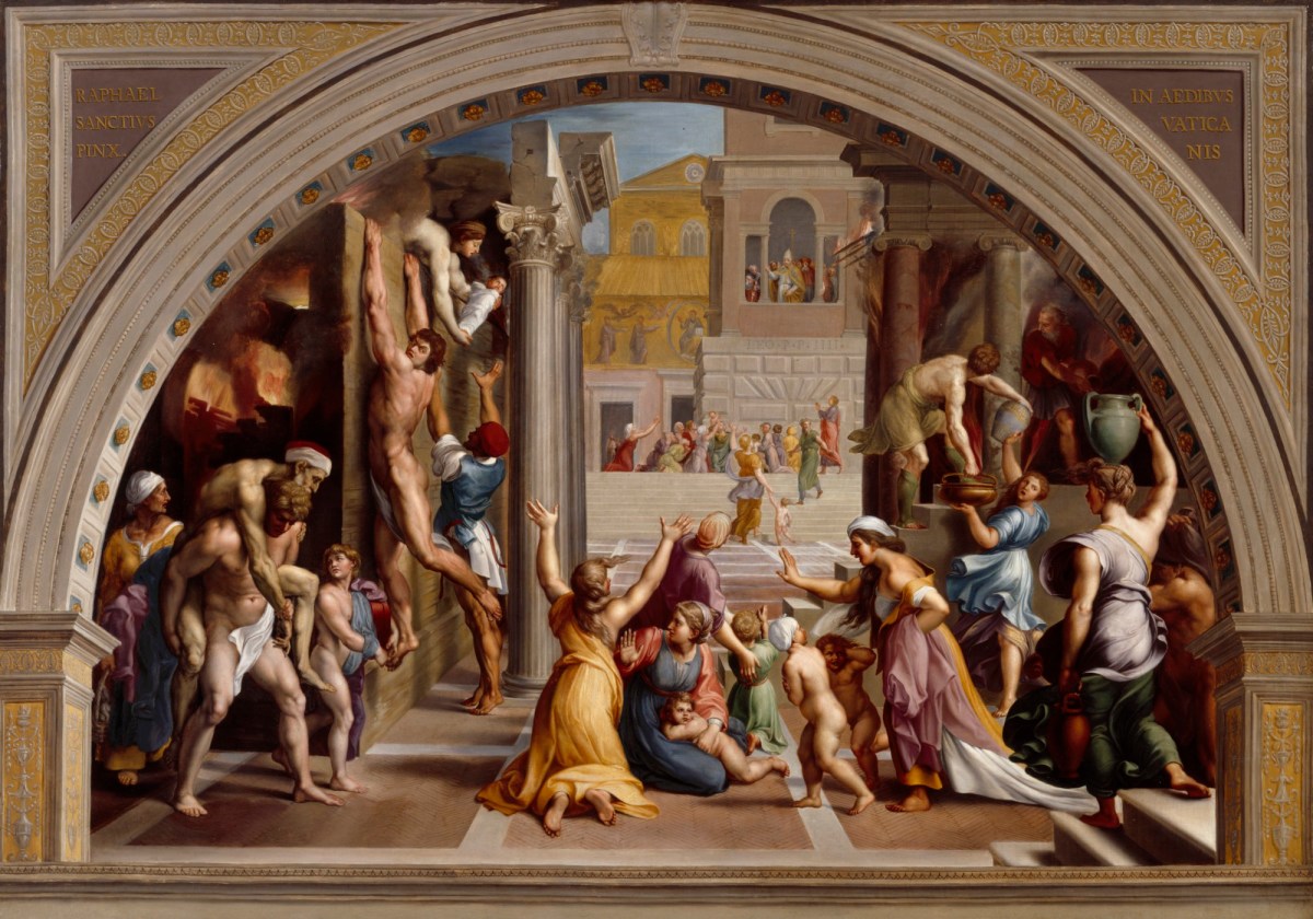 Giuseppe Cades, The Burning of the Borgo