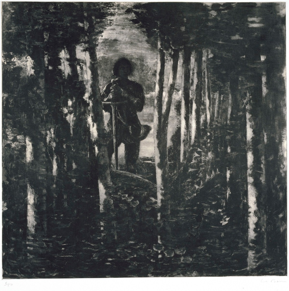 Sir Christopher Le Brun PPRA, Siegfried and Fafner, LXIII