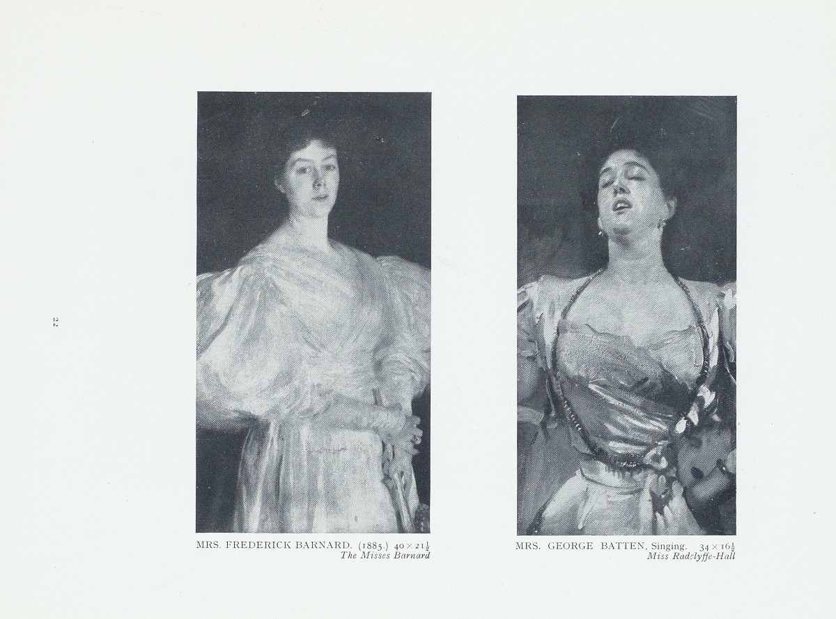 1926 Illustrations of the Sargent Exhibition Exhibition Catalogues