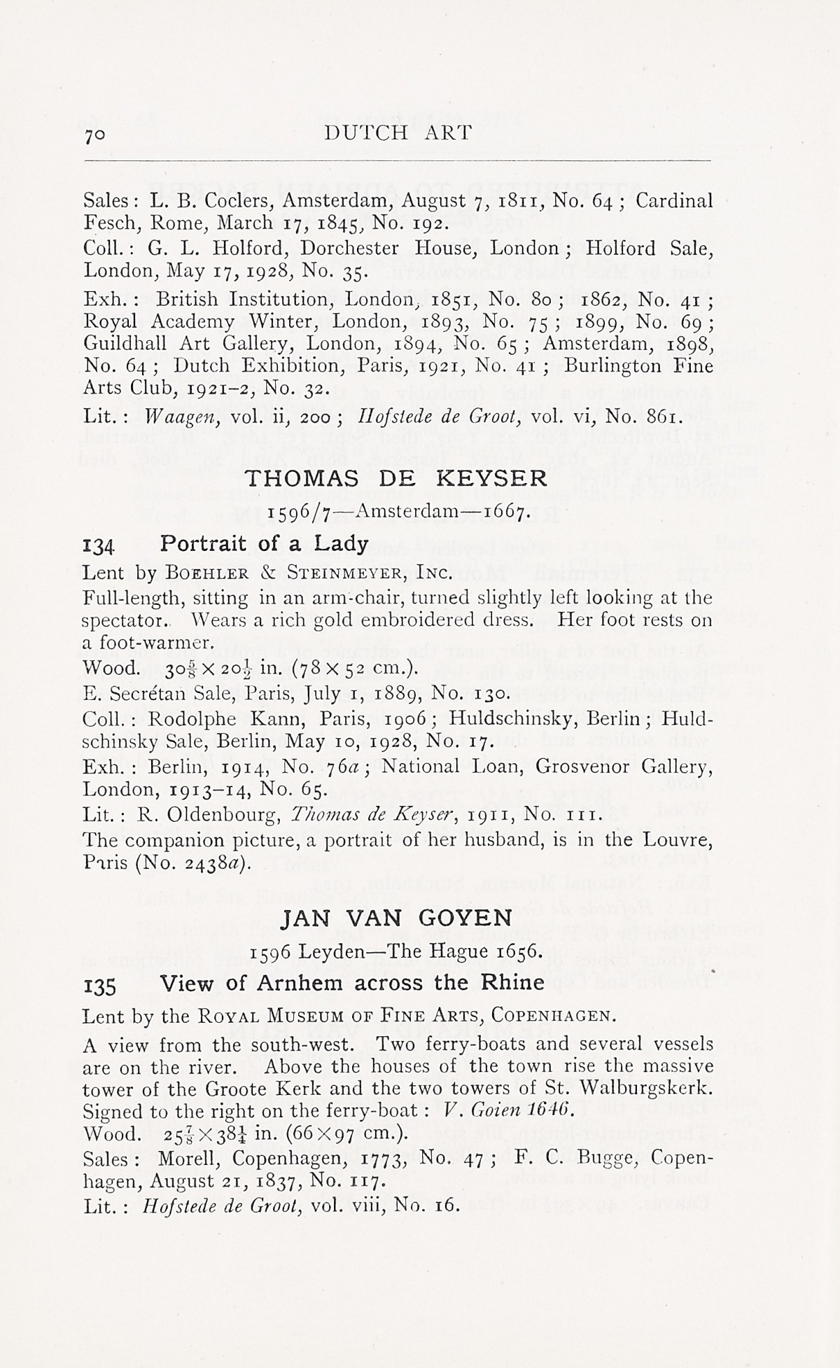 Page 74 of 1929 - Exhibition of Dutch Art 1450-1900