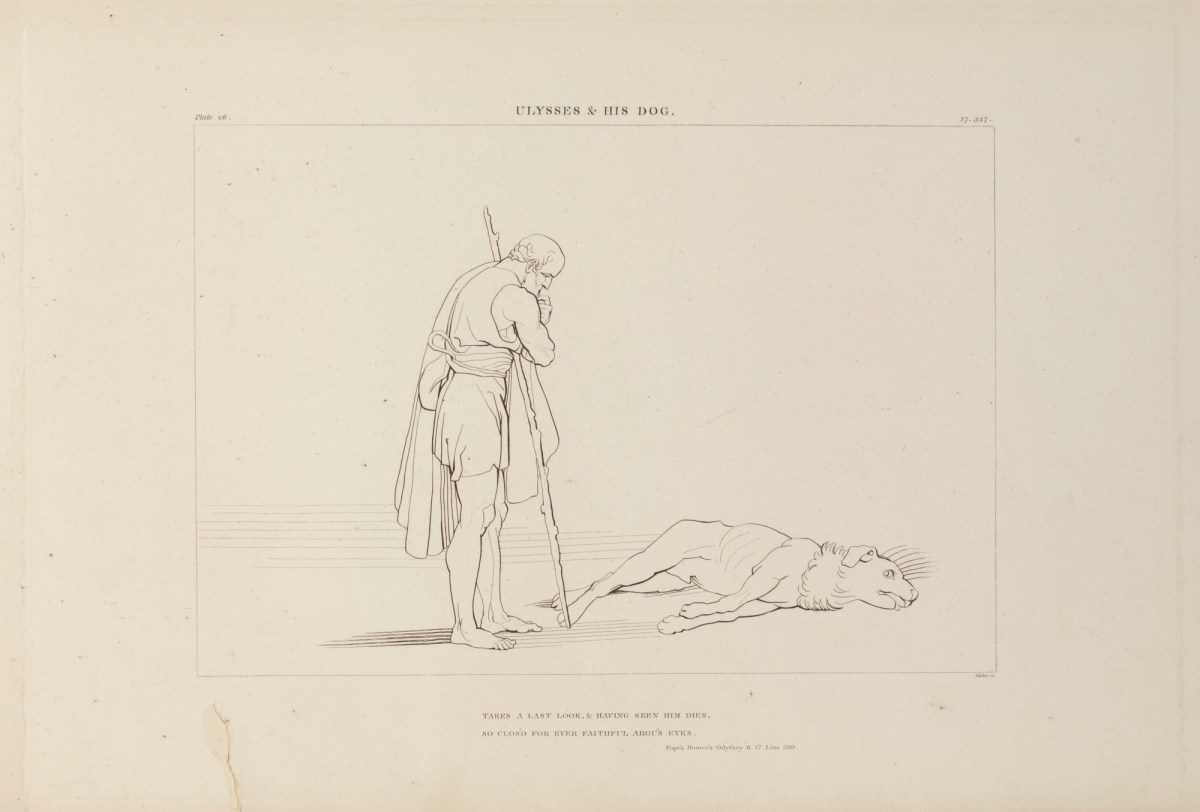 John Flaxman RA, Ulysses and his Dog