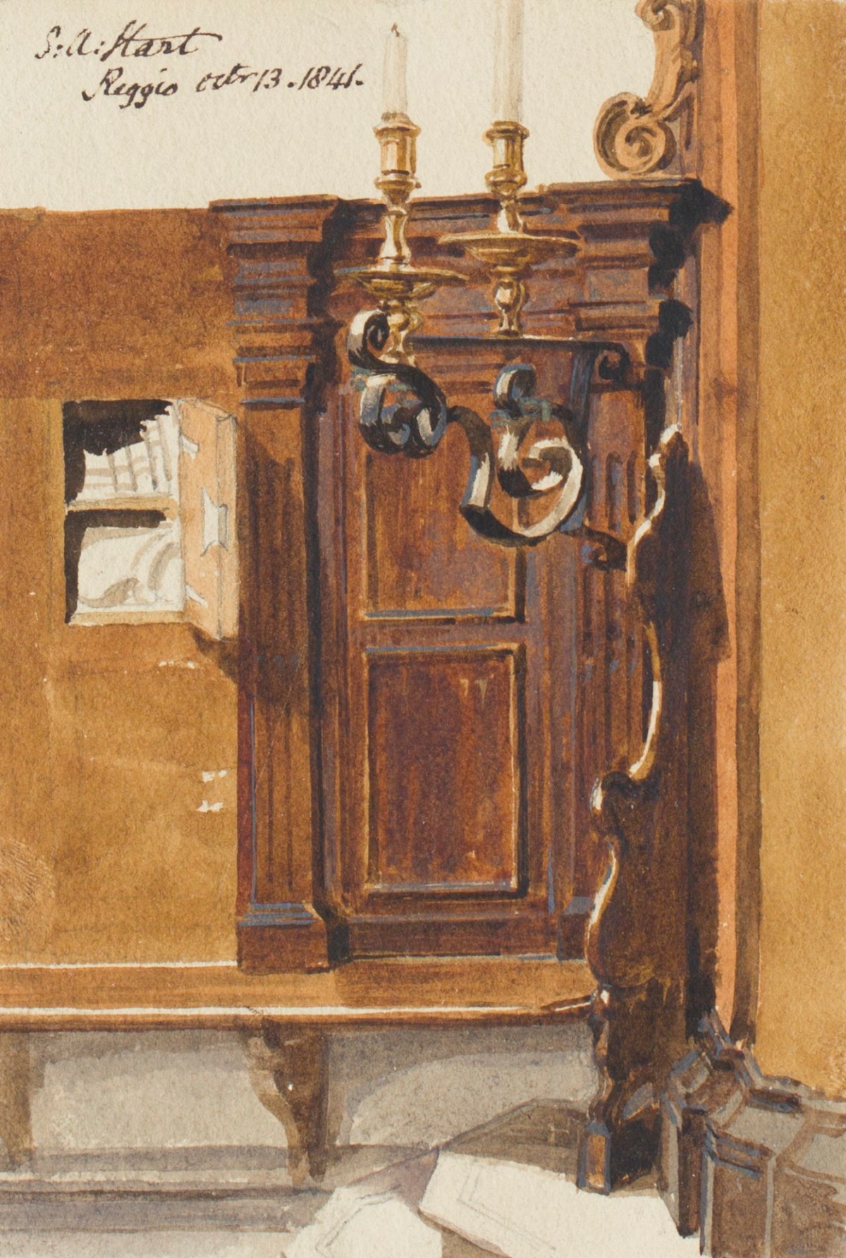 Solomon Alexander Hart RA, Interior at Reggio, Italy