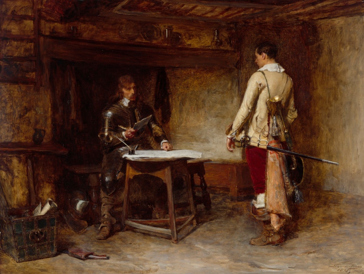 John Seymour Lucas RA, News from the Front