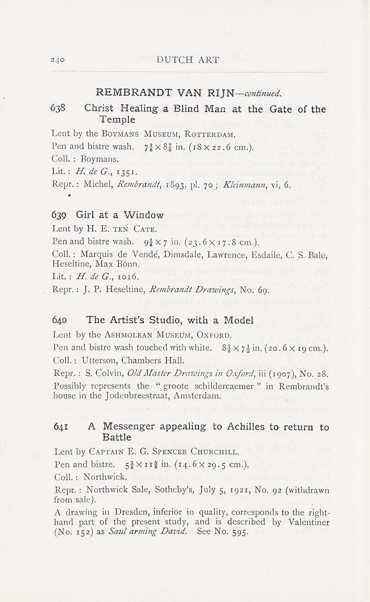 Page 244 of 1929 - Exhibition of Dutch Art 1450-1900